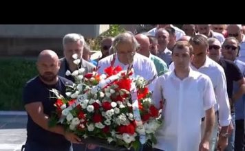 მუხათგვერდის ძმათა სასაფლაოზე მივიდნენ “ნაციონალური მოძრაობის” წევრები (07.08.2020)