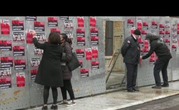 „თავისუფლება პოლიტპატიმრებს“ ბანერები თბილისის ქუჩებში პოლიტპატიმრების გათავისუფლების მოთხოვნით | 09.12.2020