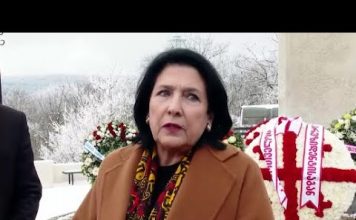 ეს პოლიტიკური ამბიციები არის ამ ახალგაზრდების შეურაცხყოფა – სალომე ზურაბიშვილი იუნკერთა მემორიალთან | 25.02.2021