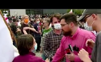 ინციდენტი ნამახვანჰესის საწინააღმდეგო აქციაზე | 24.05.2021