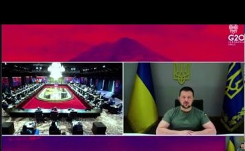 რუსეთის დამანგერველის ომი უნდა შეჩერდეს! – ზელენსკის მიმართვა დიდი ოცეულის სამიტზე | 15.11.2022