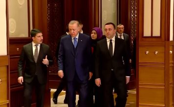 ირაკლი ღარიბაშვილი თურქეთის რესპუბლიკის პრეზიდენტს რეჯეფ თაიფ ერდოღანს შეხვდა | 23.02.2023