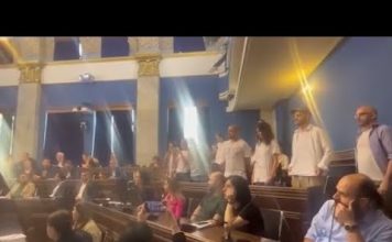 არა ცენზურას! -კულტურის სფეროს წარმომადგენლების მდუმარე აქცია – პერფორმანსი პარლამენტში | 29.06.2023