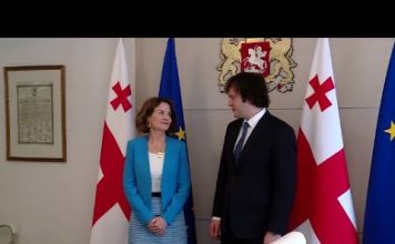 პრემიერ-მინისტრი ირაკლი კობახიძე აშშ-ის ელჩს საქართველოში რობინ დანიგანს შეხვდა | 23.02.2024